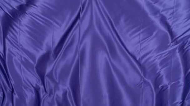 Фиолетовый Шелк Атласная Ткань Фона — стоковое видео