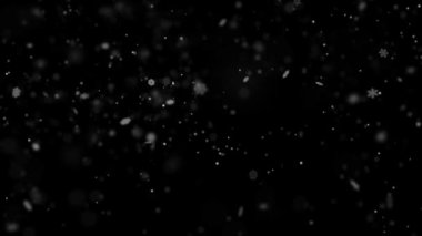 Kar ile soyut arkaplan