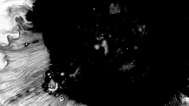Черно Белый Мрамор Камень Природный Узор Текстуры Фона Использовать Интерьеров — стоковое видео