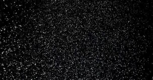 黒の背景にシルバーの輝きのテクスチャ — ストック動画
