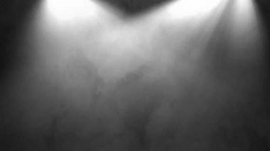 Siyah arkaplanda beyaz duman dokusu