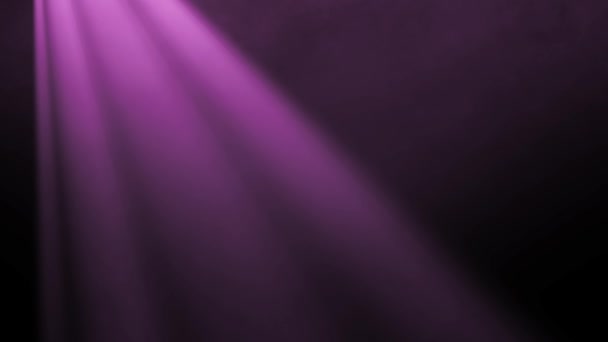 带有紫色照明的聚光灯背景 — 图库视频影像