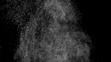 soyut beyaz toz patlama