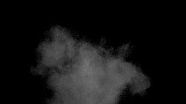 Soyut beyaz toz patlama