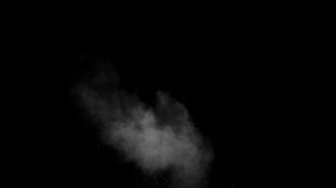 Soyut beyaz toz patlama