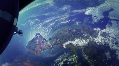 Dünya yörüngesindeki 4k navigasyon uydusu