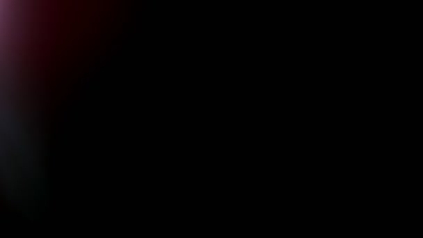 Високоякісне Світло Витоку Ефекту Фонове Анімаційне Відео Лінзи Блимають Навколо — стокове відео