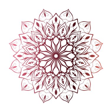 Güzel mandala şablon tasarımı