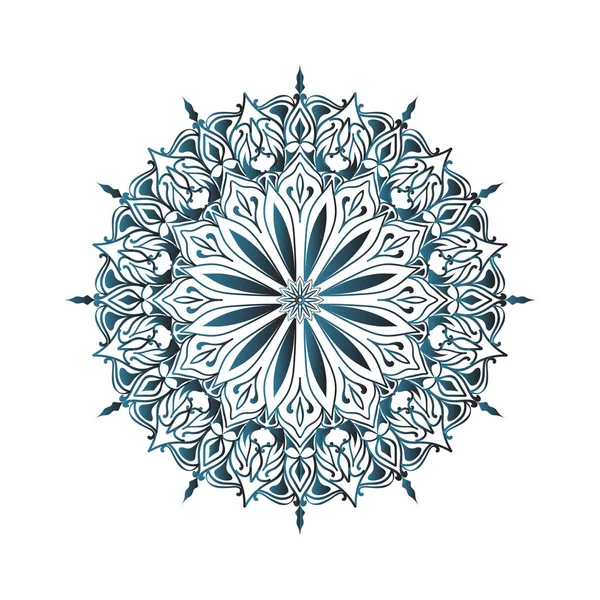 Modelo Mandala Islâmica Colorida — Vetor de Stock