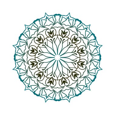 Yaratıcı Mandala tasarım şablonu.