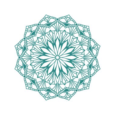 Yaratıcı Mandala tasarım şablonu.