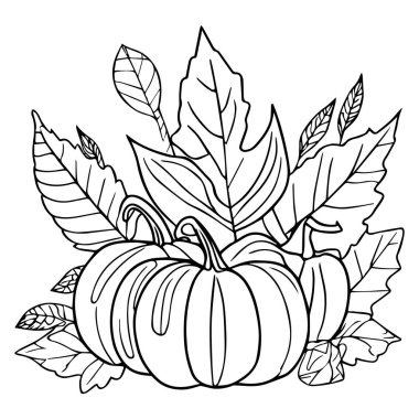 Merhaba Sonbahar Renklendirme Çarşafları, Sonbahar Etkinlikleri Renklendirme Sayfası, Sonbahar Düşen Yaprakları, Sebzeler, Balkabağı, Buğday, Tahıl, Yaprak, Çan Kağıdı, Gıda Doğası Şükran Günü Renk Sayfası