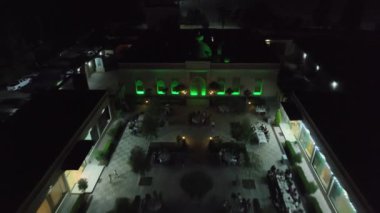 Şehrin güzel gece manzarası