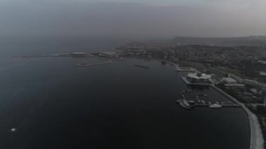 Bakü şehrinin hava manzarası, Azerbaycan