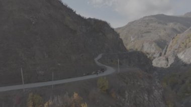 Dağların güzel manzarası
