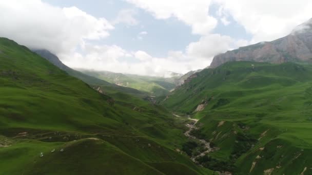 Krásné Zelené Kopce Azerbaijan — Stock video