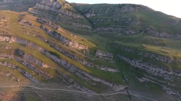 Vista Aérea Das Montanhas Norte Azerbaijan — Vídeo de Stock