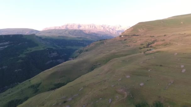 Krásná Krajina Horami Mraky — Stock video