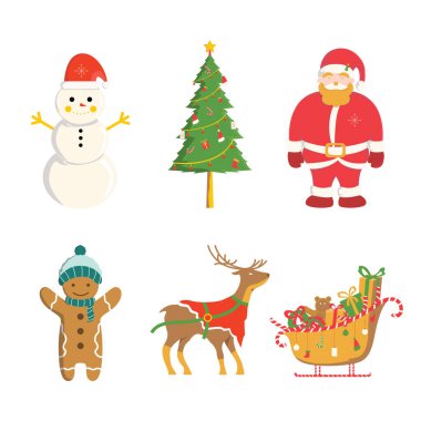 Christmas character vector illustration