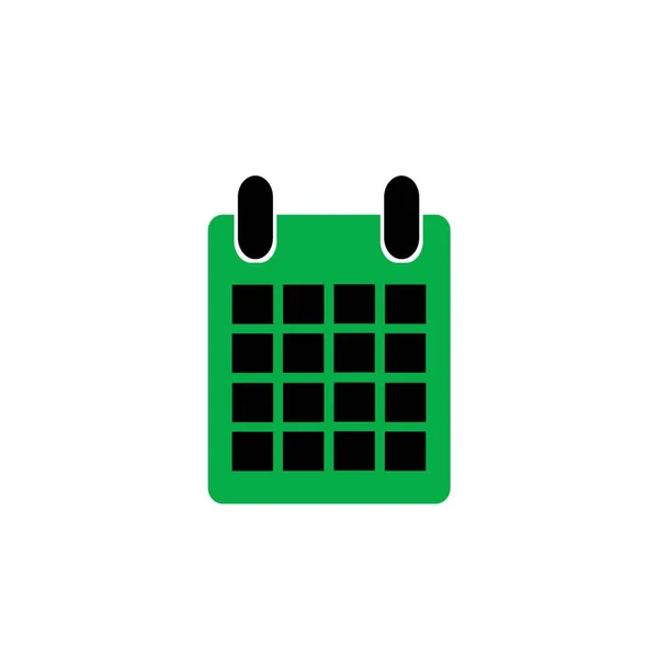 Kalendersymbol Vektor Illustration Flachen Stil Kalender Modernes Icon Design Farbenfrohe — Stockfoto