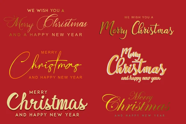 Joyeux Noël Texte Fond — Image vectorielle
