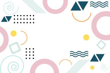 Punchy art pastels vektör soyut arkaplan dokusu tasarımı