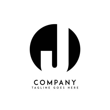 Güzel ve basit elementlerle yaratıcı minimalist logo tasarımı.