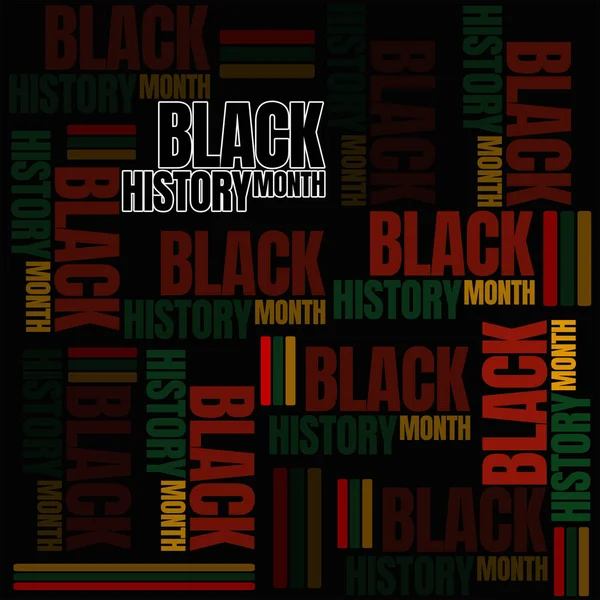 stock vector Black history month celebrate. vector illustration design Black history month