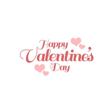 Sevgililer Günün kutlu olsun. Sevgililer Günü tebrik kartı şablonu ve tipografi metni Sevgililer Günü kutlu olsun.