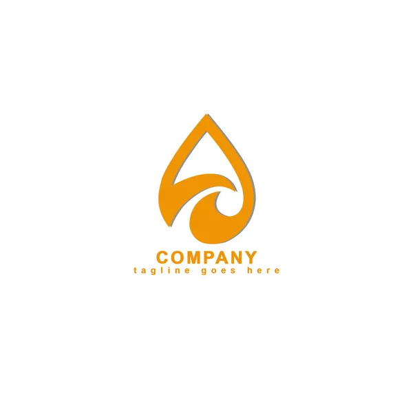Λογότυπο Για Εταιρείες Πετρελαίου Ντίζελ Και Λιπαντικών Βενζίνης — Διανυσματικό Αρχείο