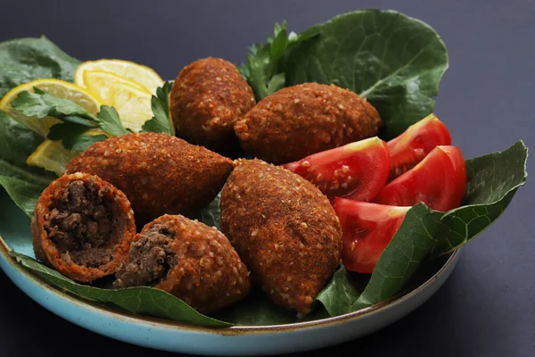 stock image Beef kufta from lentils and bulgur. 
