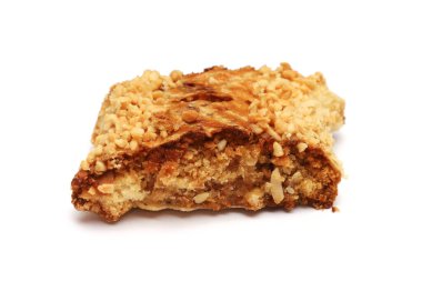 Cake isolated on white background. Close-up