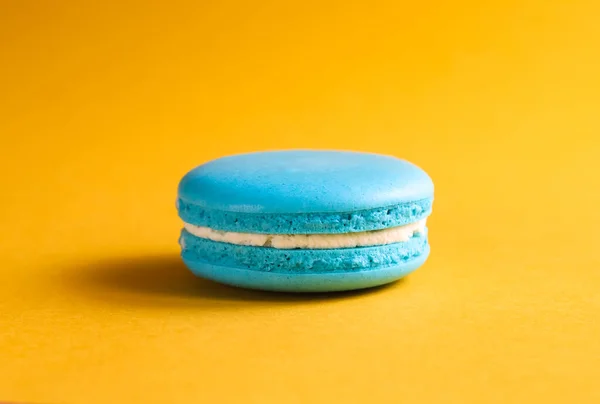 Cookies Macaron. French confection made from egg whites, sugar and ground almonds. Shallow depth of field