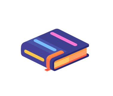 Beyaz arkaplanda izole edilmiş çizgi roman veya ders kitabının vektör illüstrasyonu