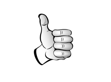 Simge gibi siyah ve beyaz vektör illüstrasyonu