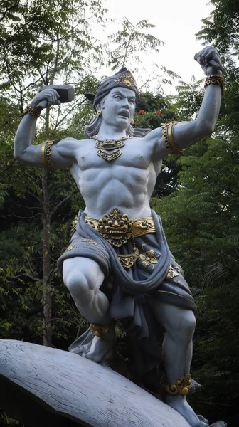 Bandung Indonesien Juli 2022 Statue Der Volkslegende Von Sangkuriang Dem — Stockfoto