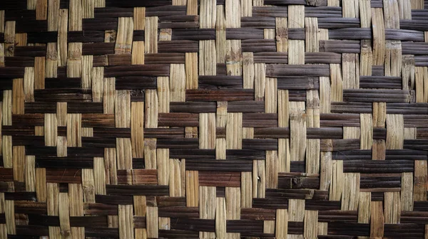 Photo of traditional bamboo rattan handicrafts with an interesting texture and old look for wallpaper and background