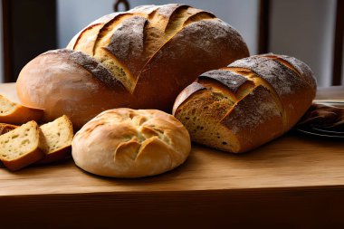 Masada biraz ekşi ekmek var..