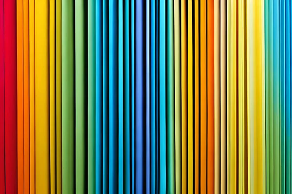 虹色の紙のカットは美しい背景のためのアレンジ 紙アート虹紙の折り目と3D効果で背景をカット 鮮やかな色 ベクトルイラストやデザイン材料要素 — ストック写真