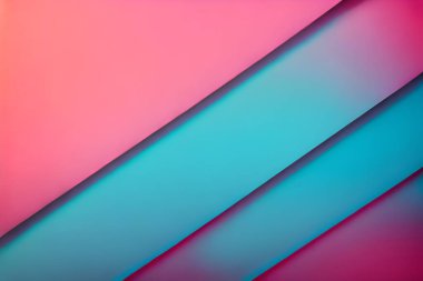 Basit minimalist retro renk modası arka plan soyut renkli duvar kağıdı ve fon. Sanatsal dijital sanat 3D tasarım malzemesi. Magenta.