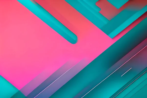 Eenvoudige Minimalistische Retro Kleur Trendy Achtergrond Abstracte Kleurrijke Behang Achtergrond — Stockfoto