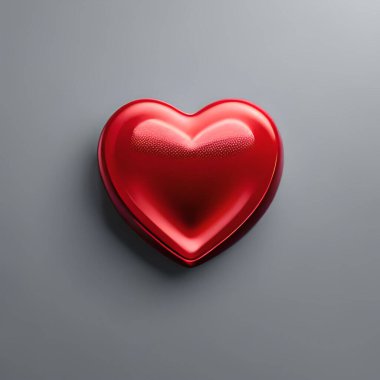 Red love shape valentine days. Happy valentine days. Design material mockup. Express love. Love flower decoration. Fire hearth. Paper hearth. 3D render love hearth. Love concept.
