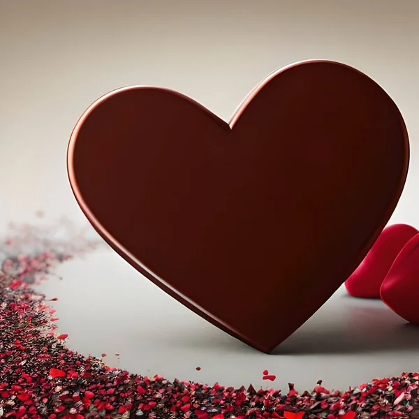 Rouge Forme Amour Saint Valentin Joyeuse Saint Valentin Modèle Matériau — Image vectorielle
