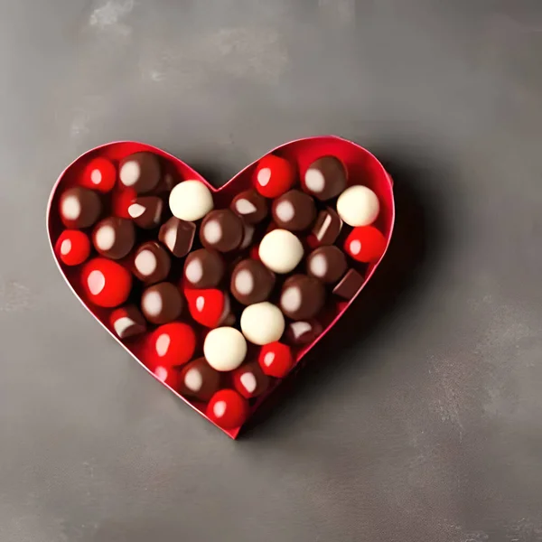 Rode Liefde Vorm Valentijnsdag Fijne Valentijnsdag Mockup Van Ontwerpmateriaal Express — Stockvector