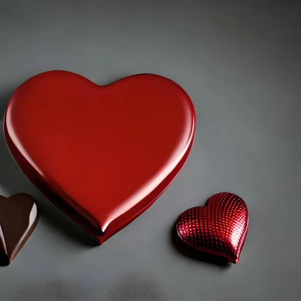 Red Love Shape Valentine Days Happy Valentine Days Design Material — Stock Vector