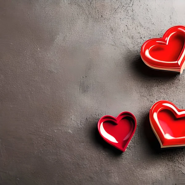 Red Love Shape Valentine Days Happy Valentine Days Design Material — Stockvektor