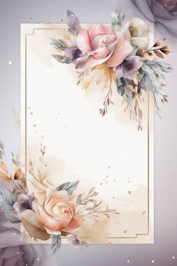 Renkli basit çiçek desenli arka plan çizimi, doğanın ve çiçeklerin yaratıcı düzeni. Pankart, davetiye taslağı, doğum günü, selamlama ve tasarım öğesi için iyi.