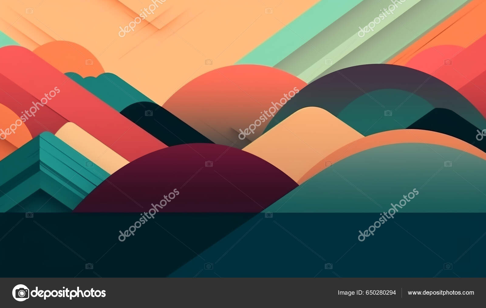 Simple Minimalist Retro Color Trendy Background Abstract Colorful Wallpaper  Backdrop Stock Photo by ©riosihombing@gmail.com 650281130