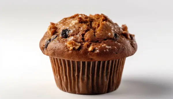 Choklad Muffin Isolerad Vit Bakgrund Sida Visa Detalj Närbild Studio — Stockfoto