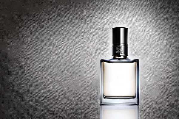 Λευκό Διαφανές Μπουκάλι Άρωμα Mockup Στούντιο Πυροβόλησε Απομονωμένο Φόντο Μάρκετινγκ — Φωτογραφία Αρχείου